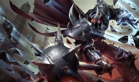 Realm of Death ACTIVE: <b>Mordekaiser</b> slows the target enemy champion by 75% over the cast time, then banishes them with him to the Death Realm for 7 seconds. . Mordekaiser build